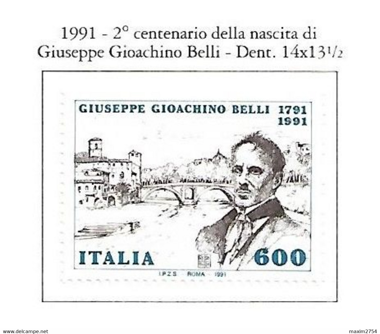 ITALIA - 1991 - N. 1976** - N. 1981** (CATALOGO UNIFICATO) - 1991-00:  Nuovi