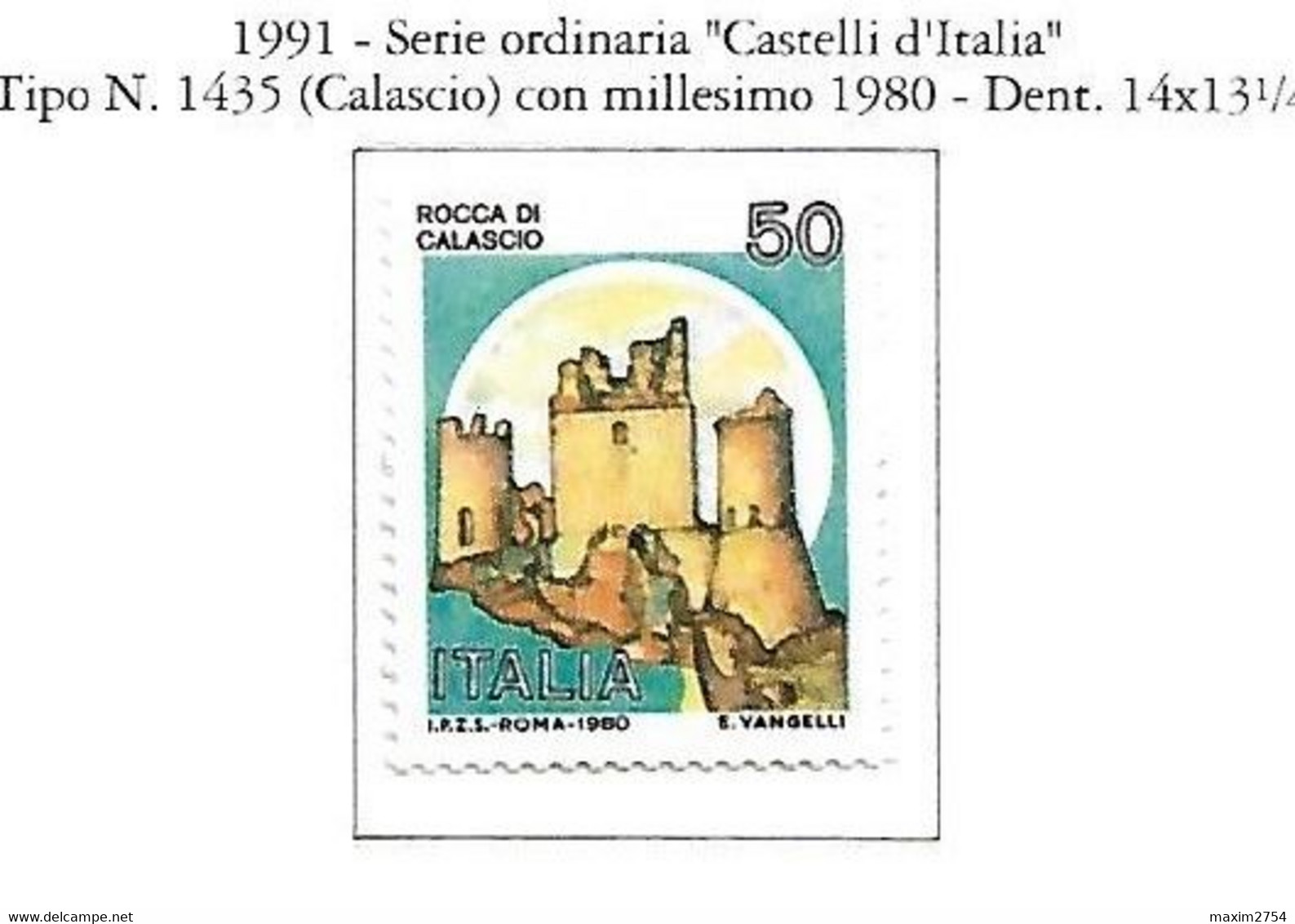 ITALIA - 1991 - N. 2001** - N. 2002** - N. 2003** (CATALOGO UNIFICATO) - 1991-00:  Nuovi