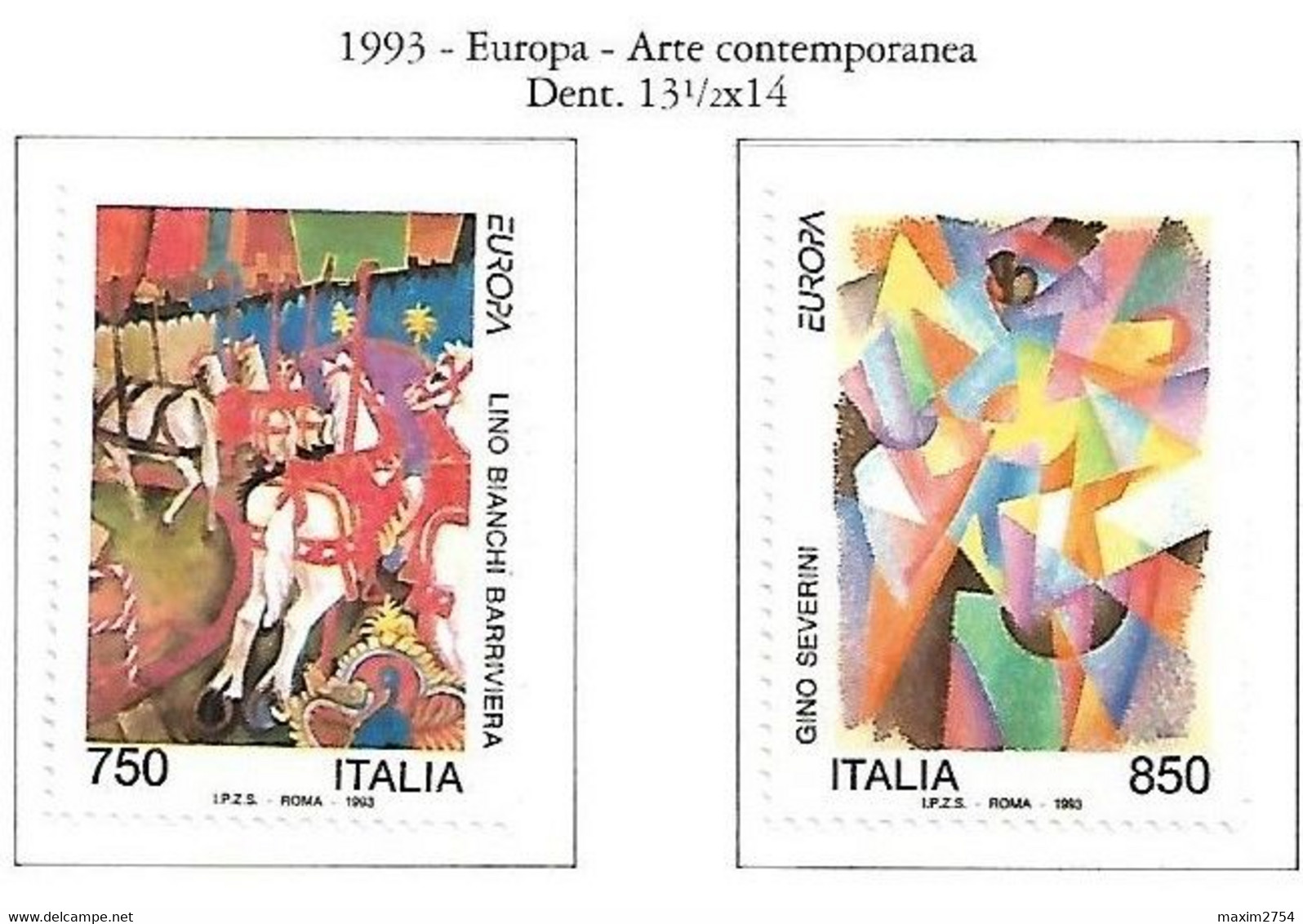 ITALIA - 1993 - N. 2083/84** (CATALOGO UNIFICATO) - 1991-00:  Nuovi