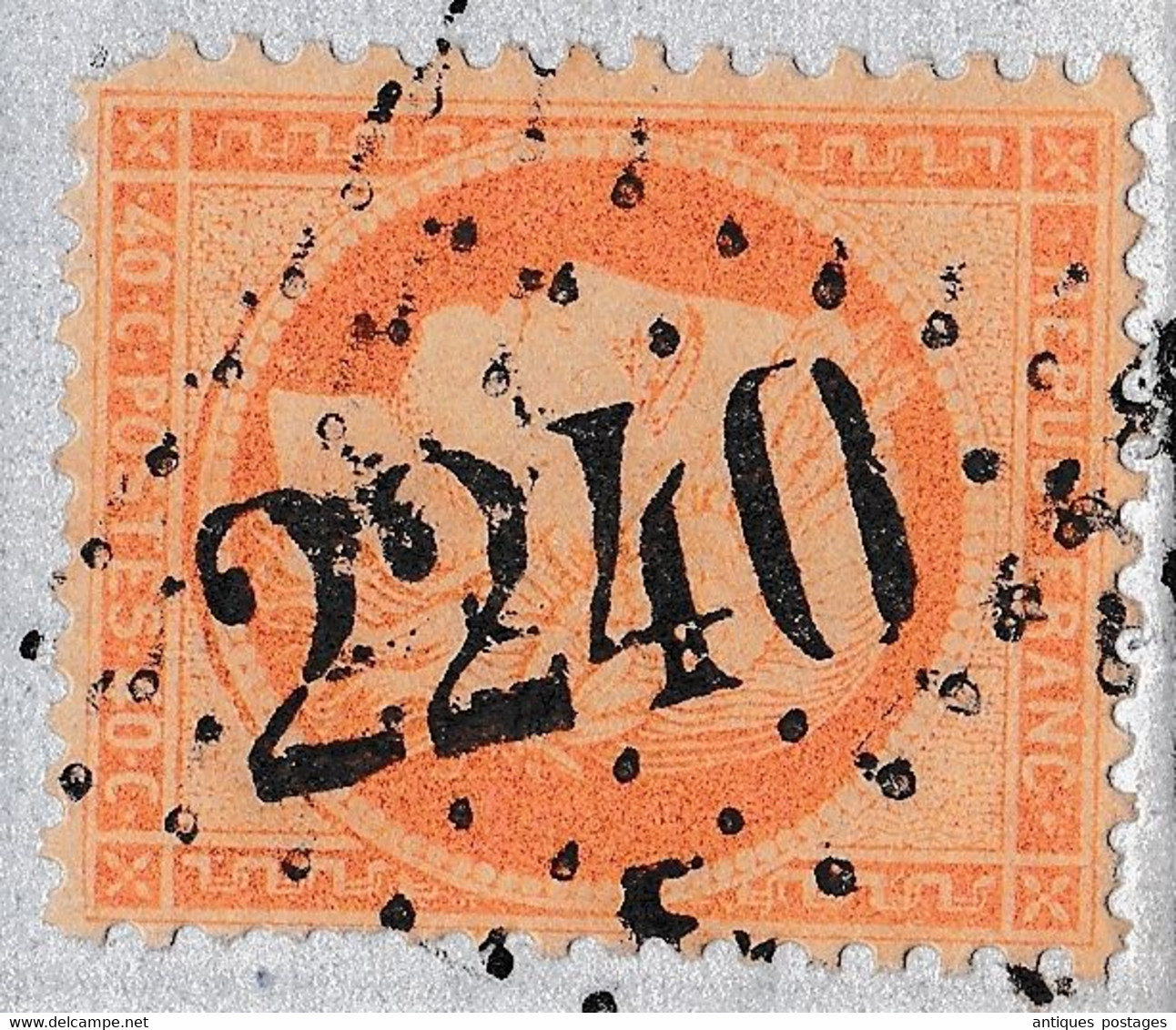 Lettre 1872 Marseille Bouches du Rhône Paquet Roma Italia Timbres Cérès 40 Centimes Rome Italie