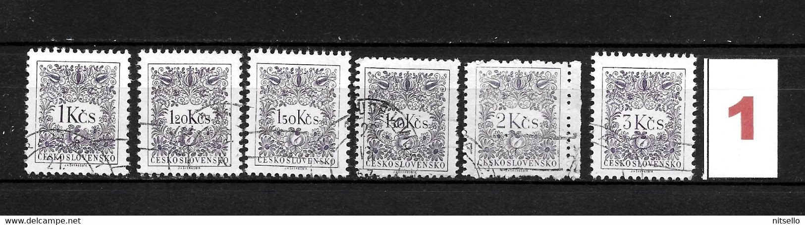 LOTE 2186 /// CHECOSLOVAQUIA // YVERT Nº: TAXE SELLOS DE LA SERIE 85/91 ¡¡¡ OFERTA - LIQUIDATION - JE LIQUIDE !!! - Timbres-taxe