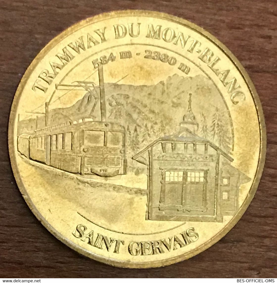 74 SAINT-GERVAIS TRAMWAY DU MONT-BLANC MDP 2005 MÉDAILLE SOUVENIR MONNAIE DE PARIS JETON TOURISTIQUE MEDALS COINS TOKENS - 2005