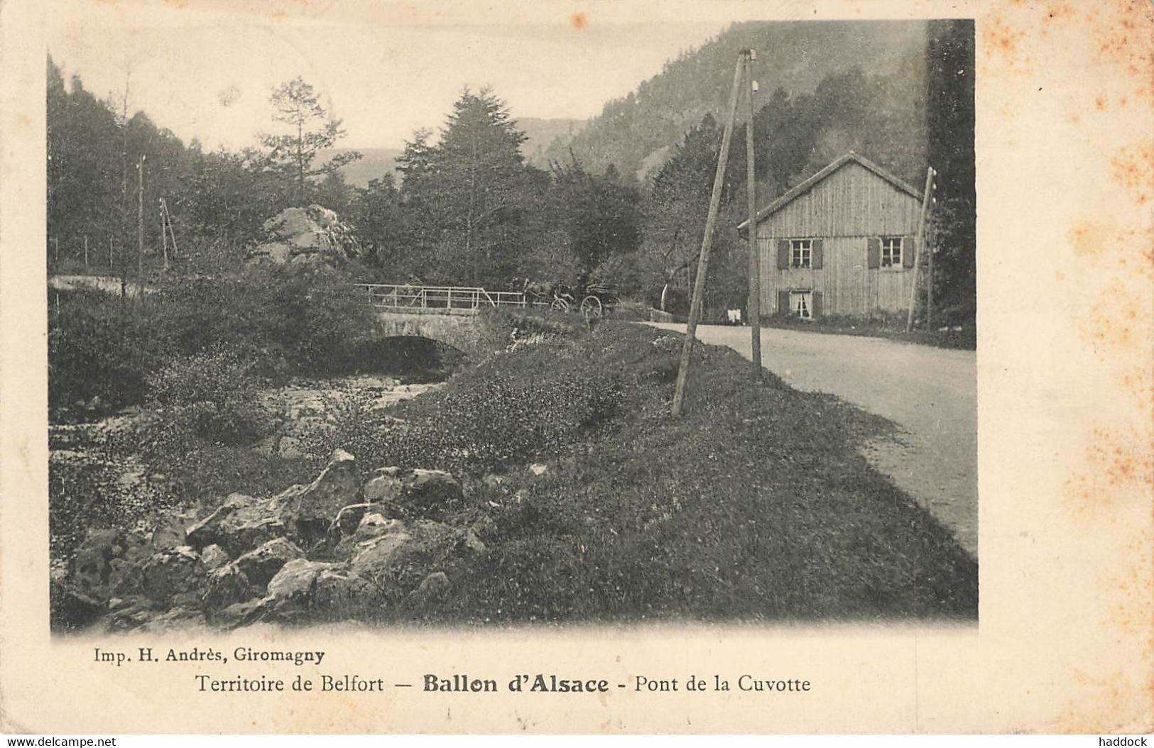 BELFORT : BALLON D'ALSACE - PONT DE LA CUVOTTE - Belfort - Stad
