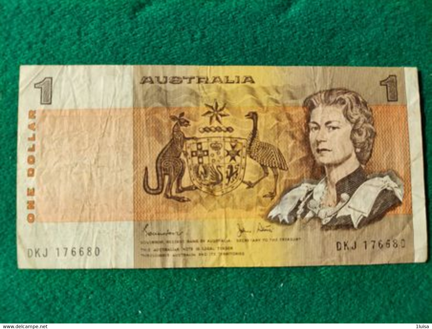 Australia 1 Dollar 1985 - 1988 (10$ Polymeerbiljetten)