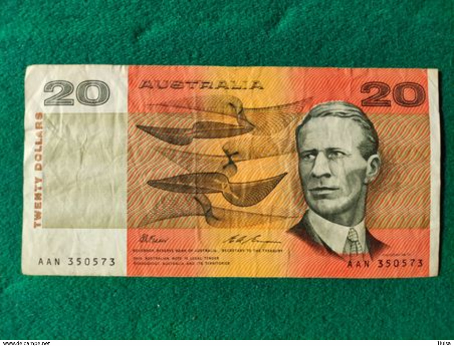 Australia 20 Dollari 1985 - 1988 (10$ Billetes De Polímero)