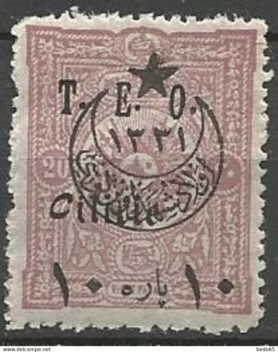 CILICIE N° 65e Surcharge Turque Recto-verso  NEUF* TRACE DE CHARNIERE / MH - Unused Stamps