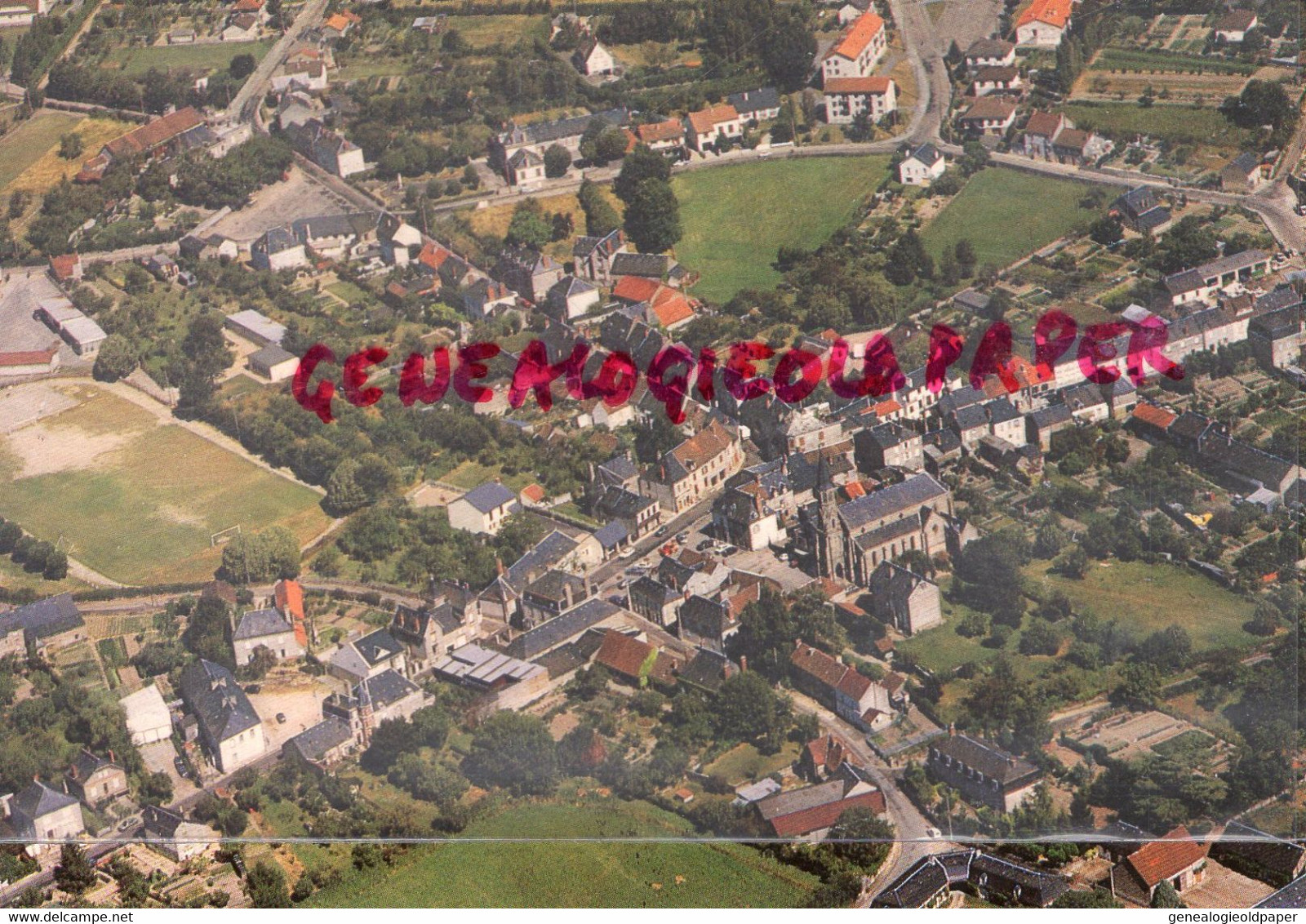 87- SAINT SULPICE- ST SULPICE LES FEUILLES - VUE GENERALE AERIENNE -  EDITEUR EMA  AIXE SUR VIENNE - Saint Sulpice Les Feuilles