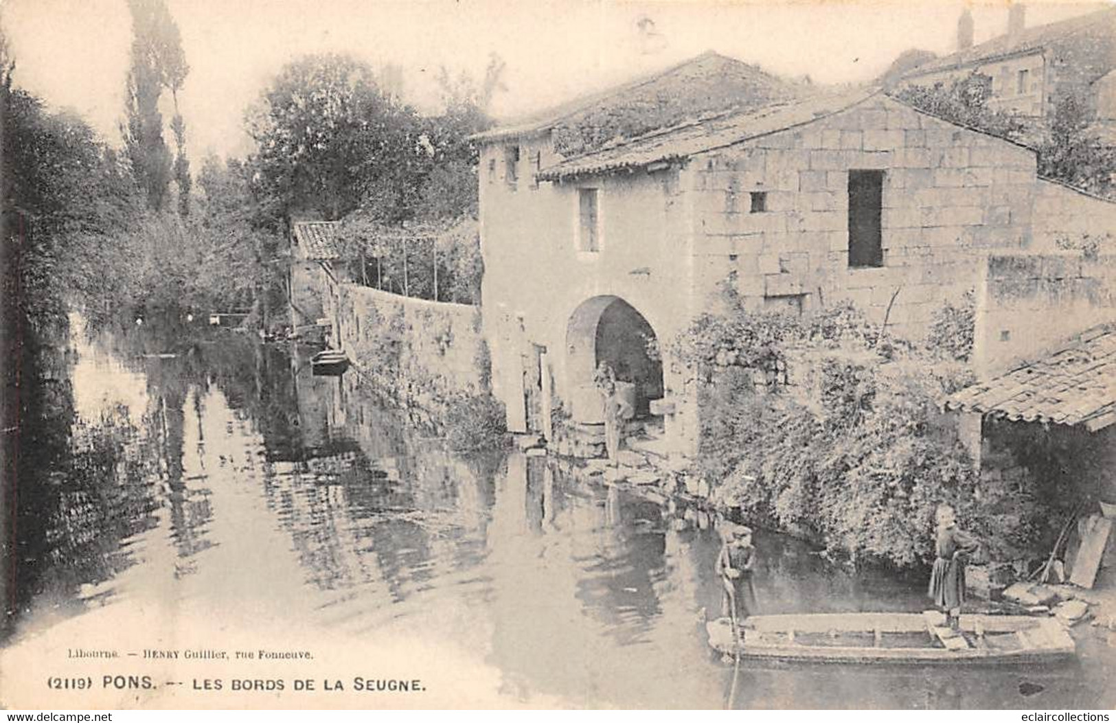 Pons        17          Les Bords De La Seugne                (voir Scan) - Pons