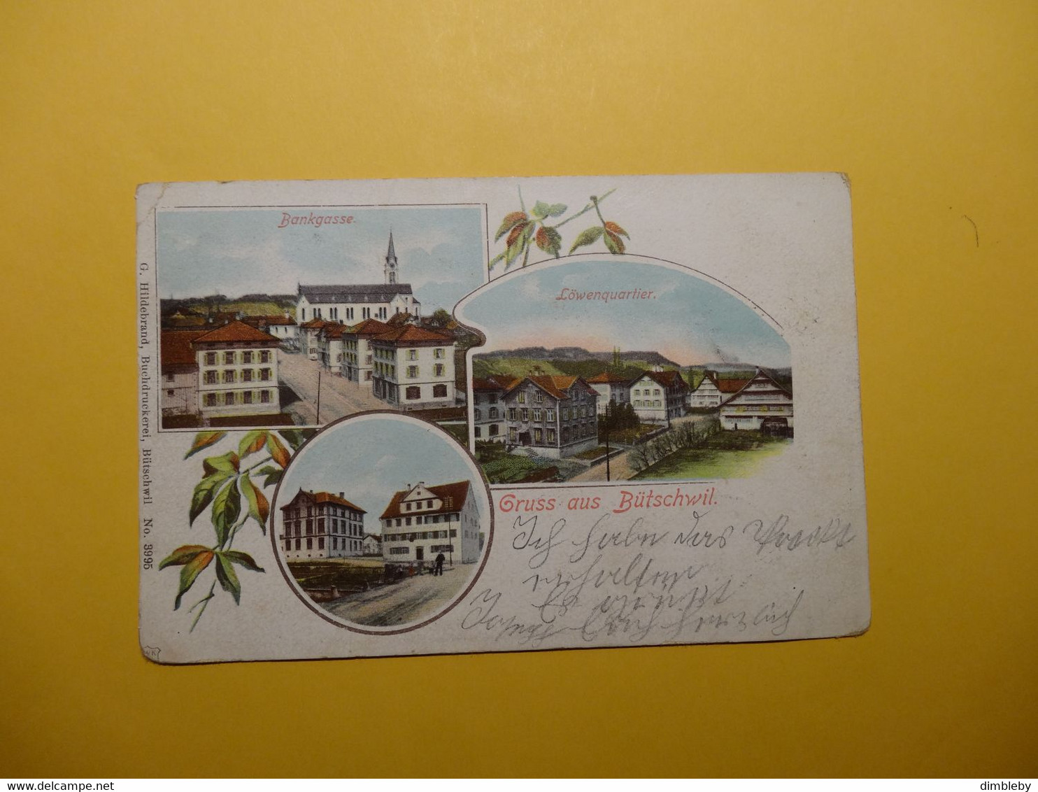 Gruss Aus Bütschwil  1904 (9068) - Bütschwil-Ganterschwil