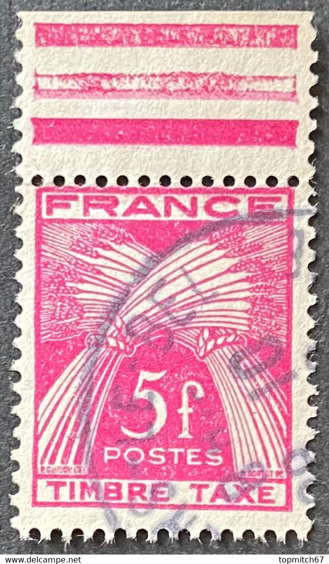 FRAYX085UX - Timbres Taxe Type Gerbes 5 F Used Stamp 1946-55 - France YT YX 085 - Marche Da Bollo