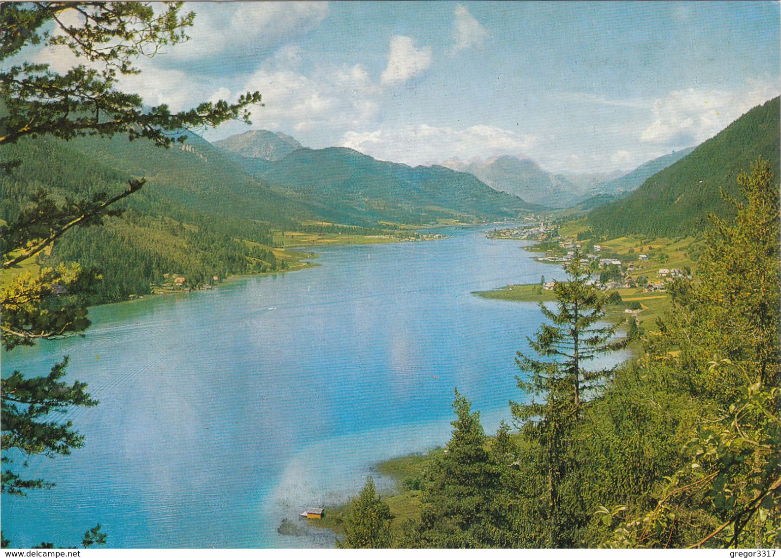 1288) WEISSENSEE Weißensee In Kärnten Gegen WESTEN - Tolle Ansicht über Den See - Weissensee