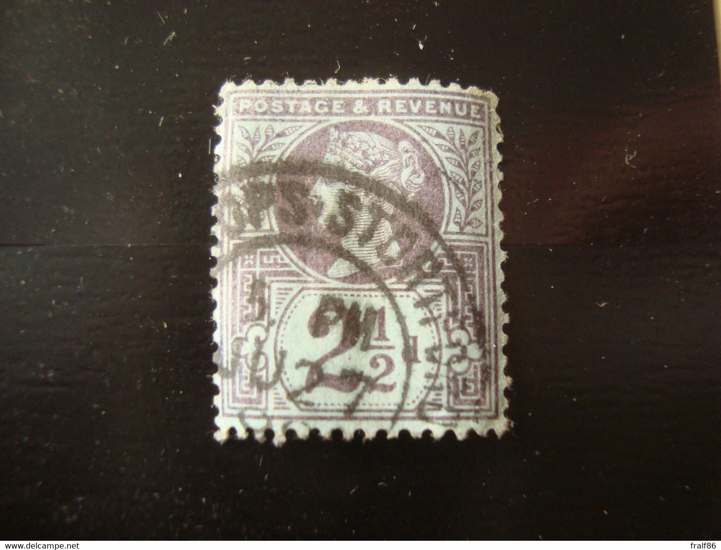 TIMBRE GRANDE BRETAGNE 2 1/2 PENNY 1887 / 1892 - Ohne Zuordnung