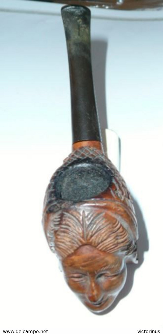 PIPE  -  TÊTE SCULPTE  -  DE FEMME   -  ( Jolie Coiffure ) - Heather Pipes