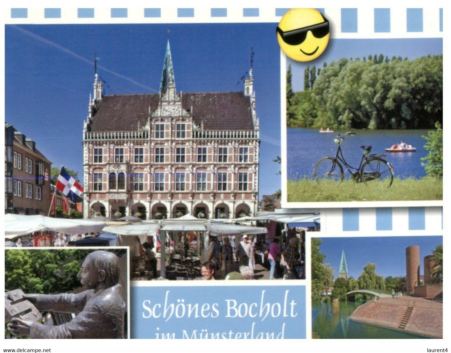 (JJ 25 A) Germany - Towm Hall & Others Places In Bocholt - Monuments