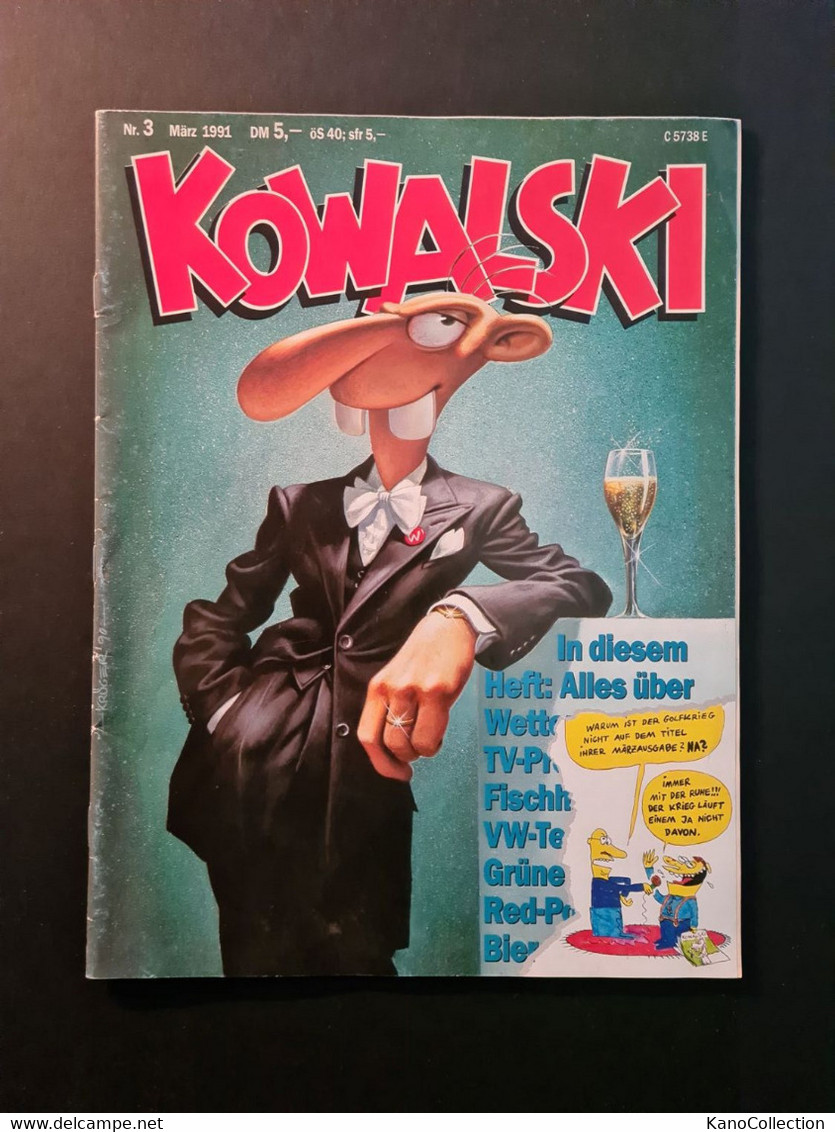 Kowalski, Nr. 3 März 1991, Semmel-Verlag - Autres & Non Classés