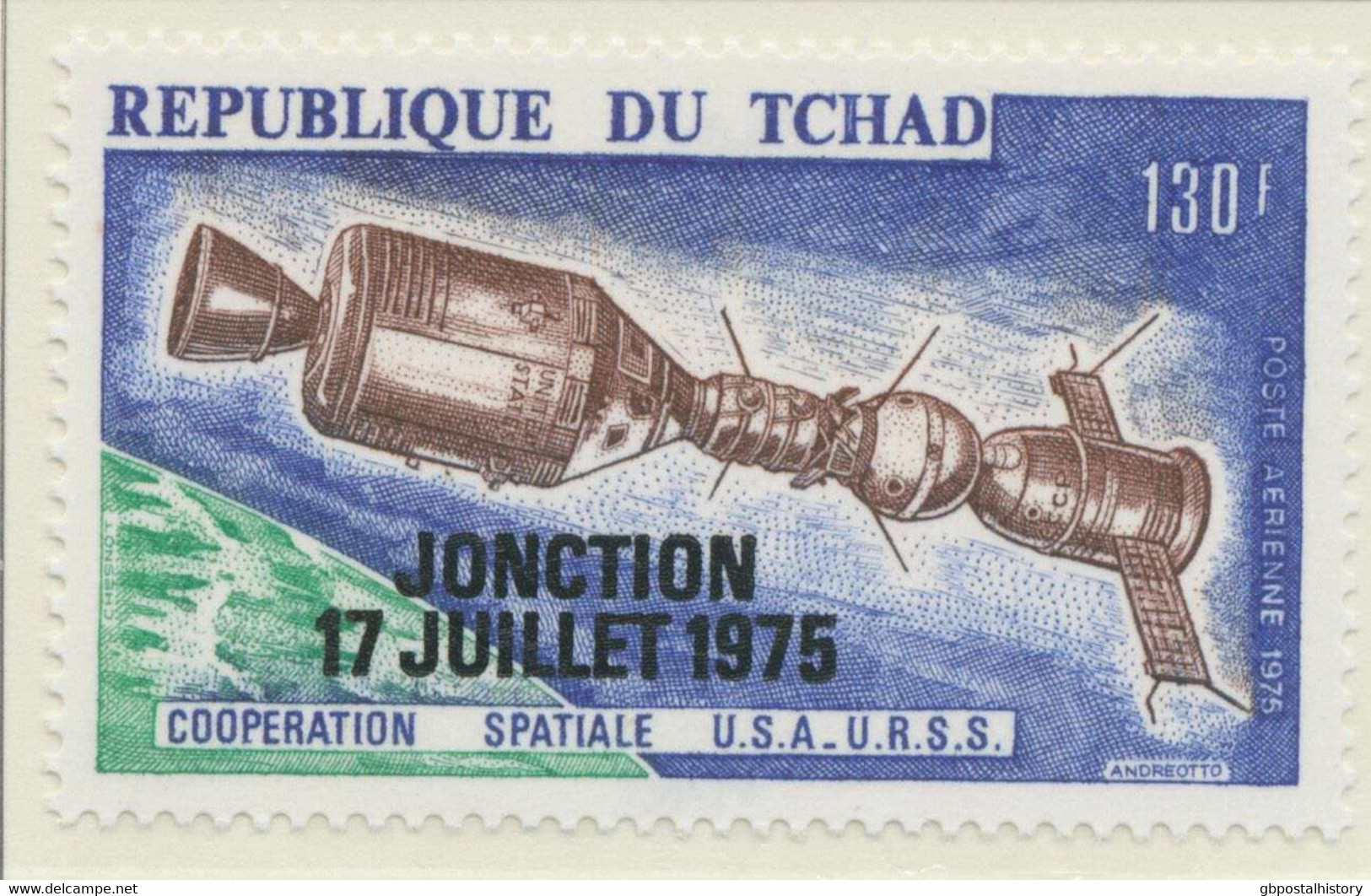 CHAD 1975 APOLLO SOYUZ TWO Superb U/M Sets - Tschad (1960-...)