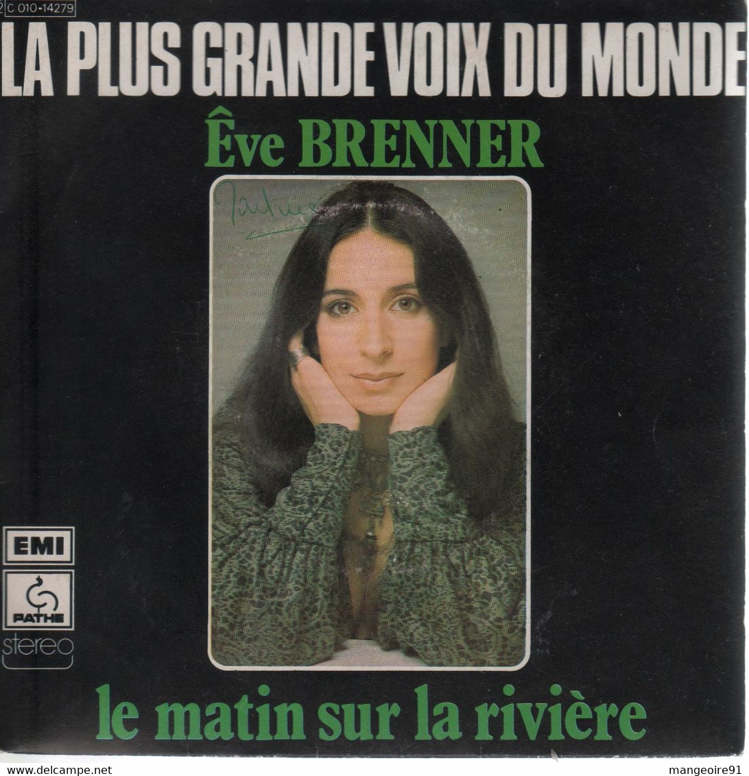 Disque 45 Tours EVE BRENNER - 1976 - Disque Pathé - 1 Titre Chanté Et Instrumental (AN) - Instrumentaal