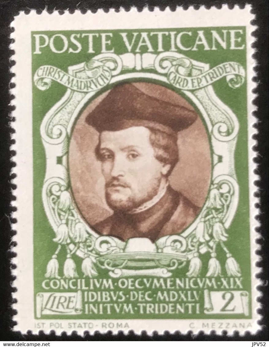 Poste Vaticane - Vaticaanstad - T2/4 - MH - 1946 - Michel 132 - 400 Jaar Concillie Van Trente - Unused Stamps