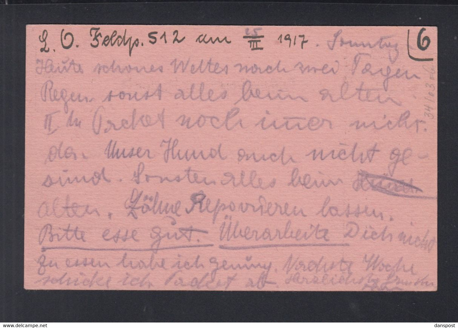 KuK Feldpost 512 Rotes Kreuz - Cartas & Documentos