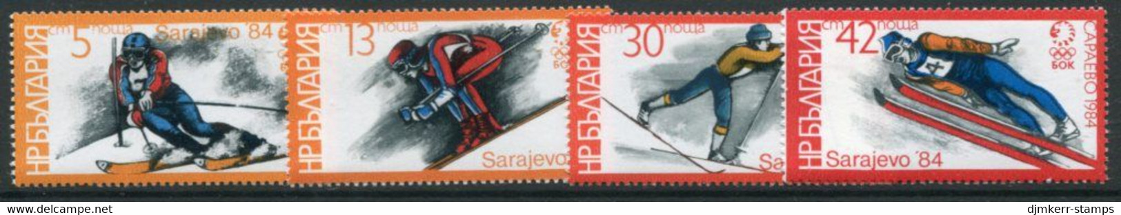 BULGARIA 1983 Winter Olympic Games MNH / **.  Michel 3201-04 - Nuovi