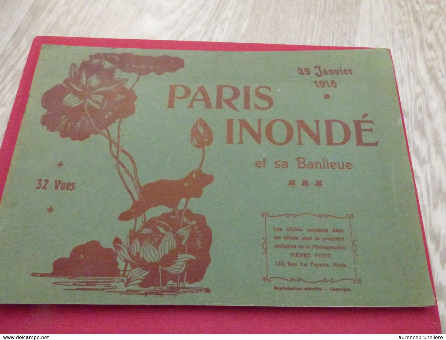 PARIS INONDE ET SA BANLIEUE  29 JANVIER 1910 - Documents Historiques