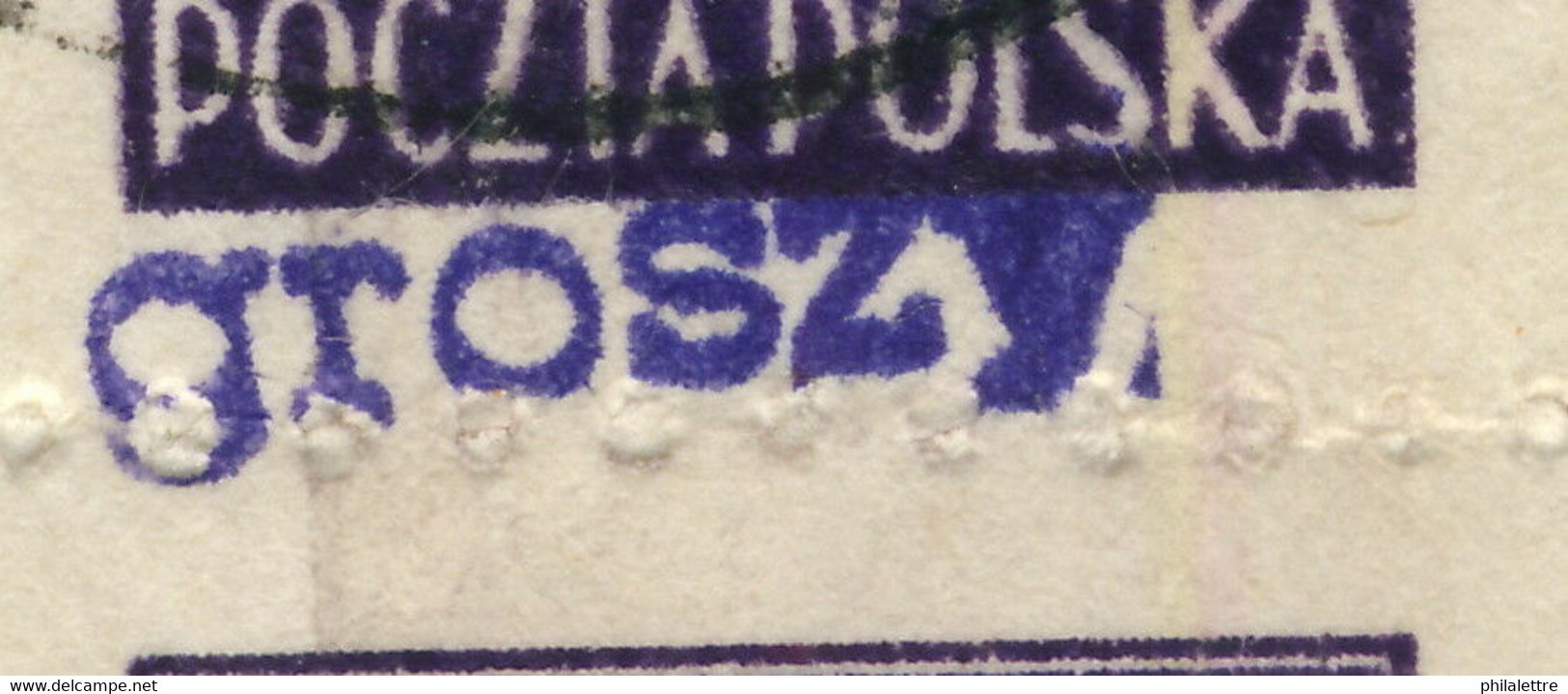 POLOGNE / POLAND 1950 GROSZY O/P T.2 (Gdansk G.1a Violet) Mi.625x9 Used HEL - Used Stamps