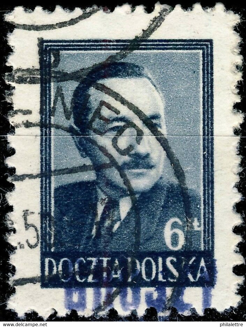 POLOGNE / POLAND 1950 GROSZY O/P T.3 (Katowice Kt.1c Blue) Mi.624 Used LUBLINIEC (a) - Usados