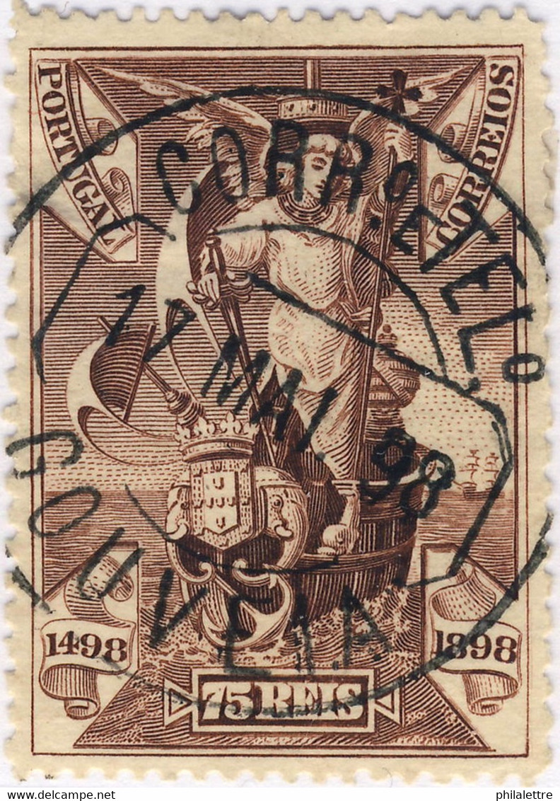 PORTUGAL 1898 " GOUVEIA " Sur 75R Brun " VASCO DE GAMA " Yv.151-Mi.143 - Guinea Portuguesa