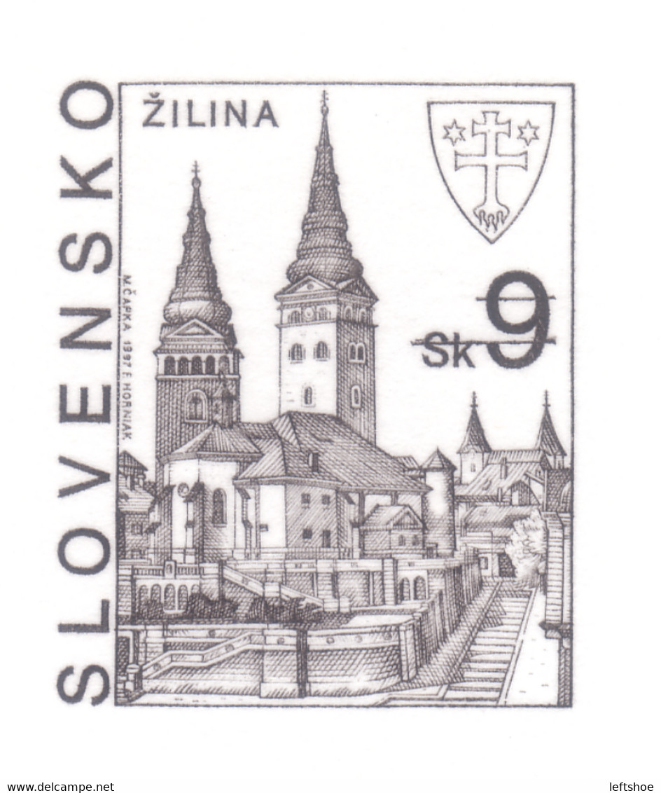 SLOVAKIA 1997 Zilina Engraved Proof (numbered) - Nuevos