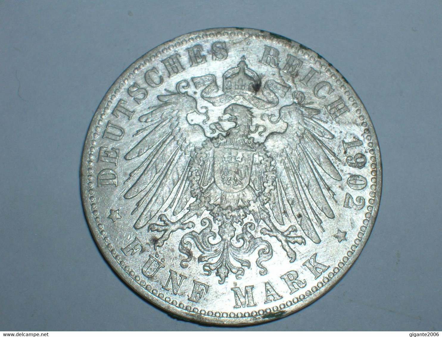 ALEMANIA/HAMBURGO 5 MARCOS 1902 (3757) - 2, 3 & 5 Mark Silber