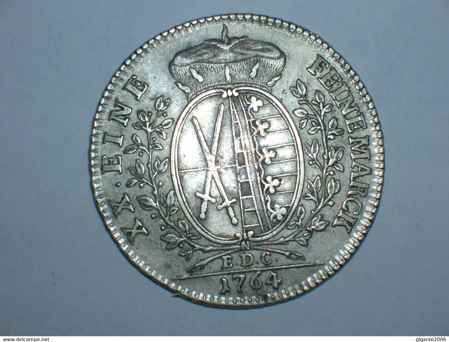 ALEMANIA/SAJONIA 2/3 THALER 1764 EDC (3289) - Taler & Doppeltaler