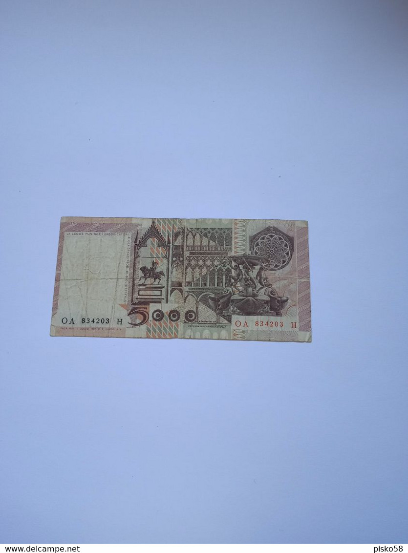 ITALIA-P105b 5000L 1/7/1980 - 5000 Lire