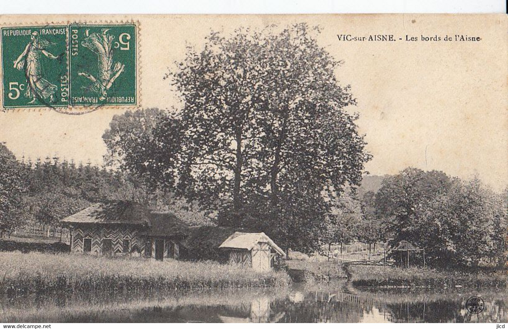 02-vic Sur Aisne Les Bords De L Aisne - Vic Sur Aisne