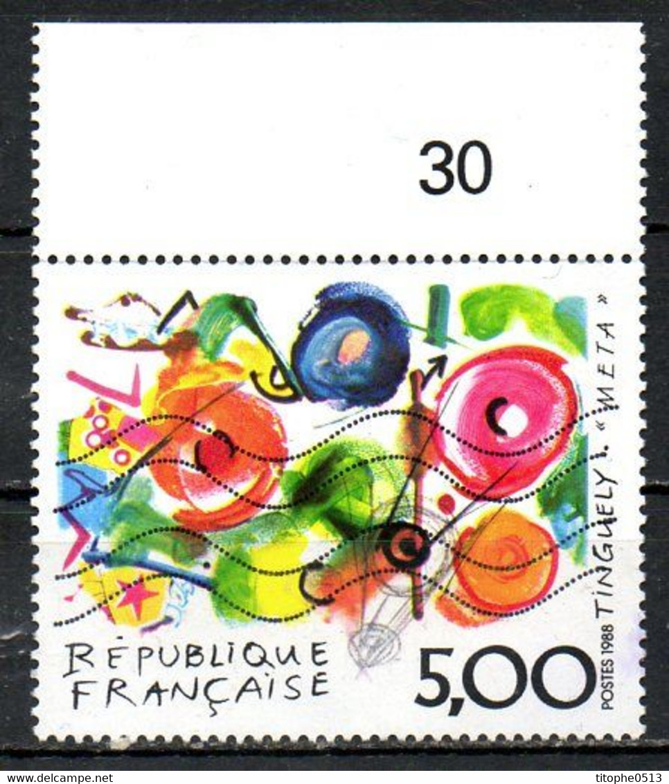 FRANCE. N°2557 Oblitéré De 1988. Oeuvre De Tinguely. - Moderni