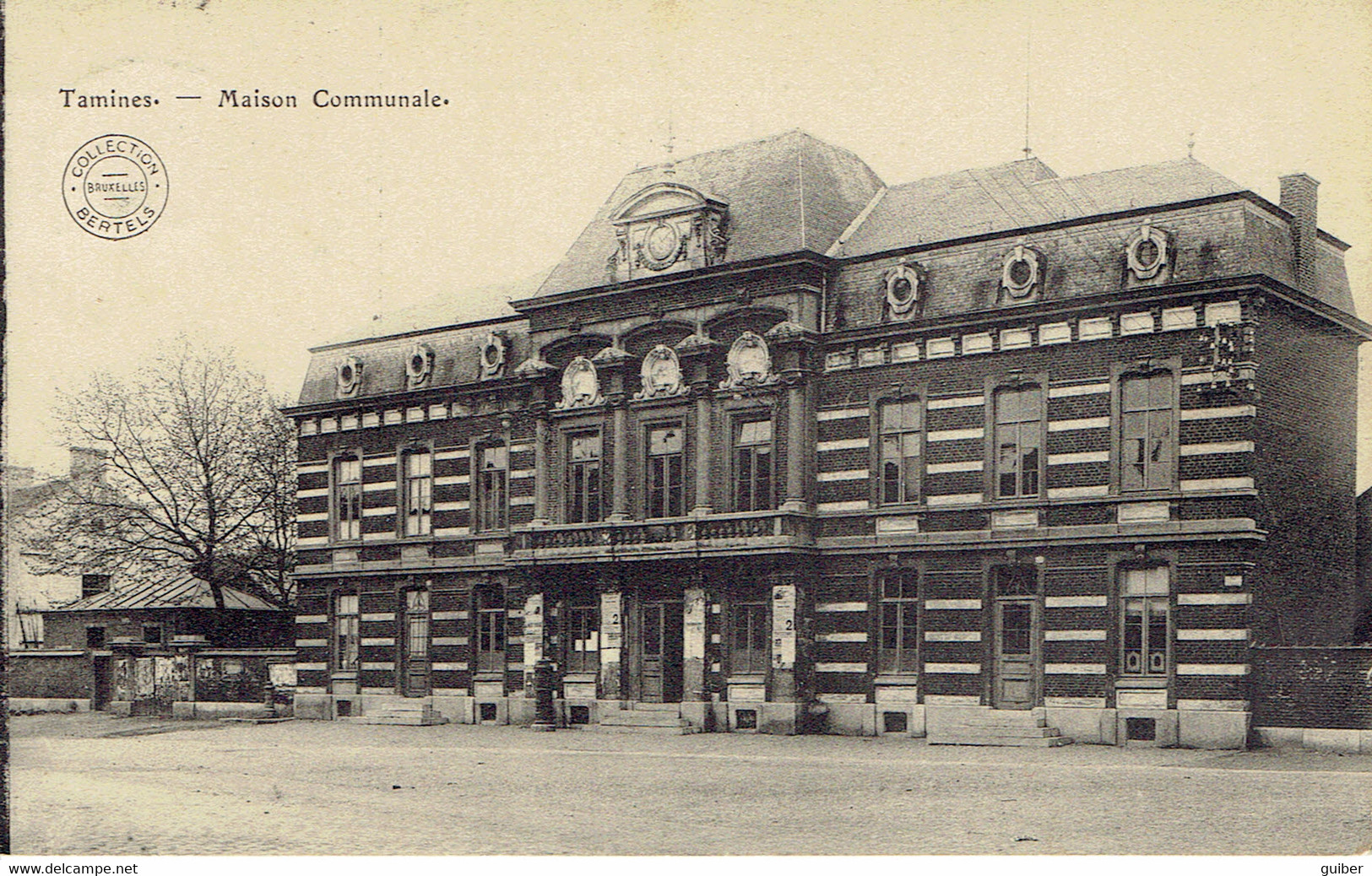 Sambreville Tamines Maison Communale (bertels)  Vers Gembloux 1913 - Sambreville