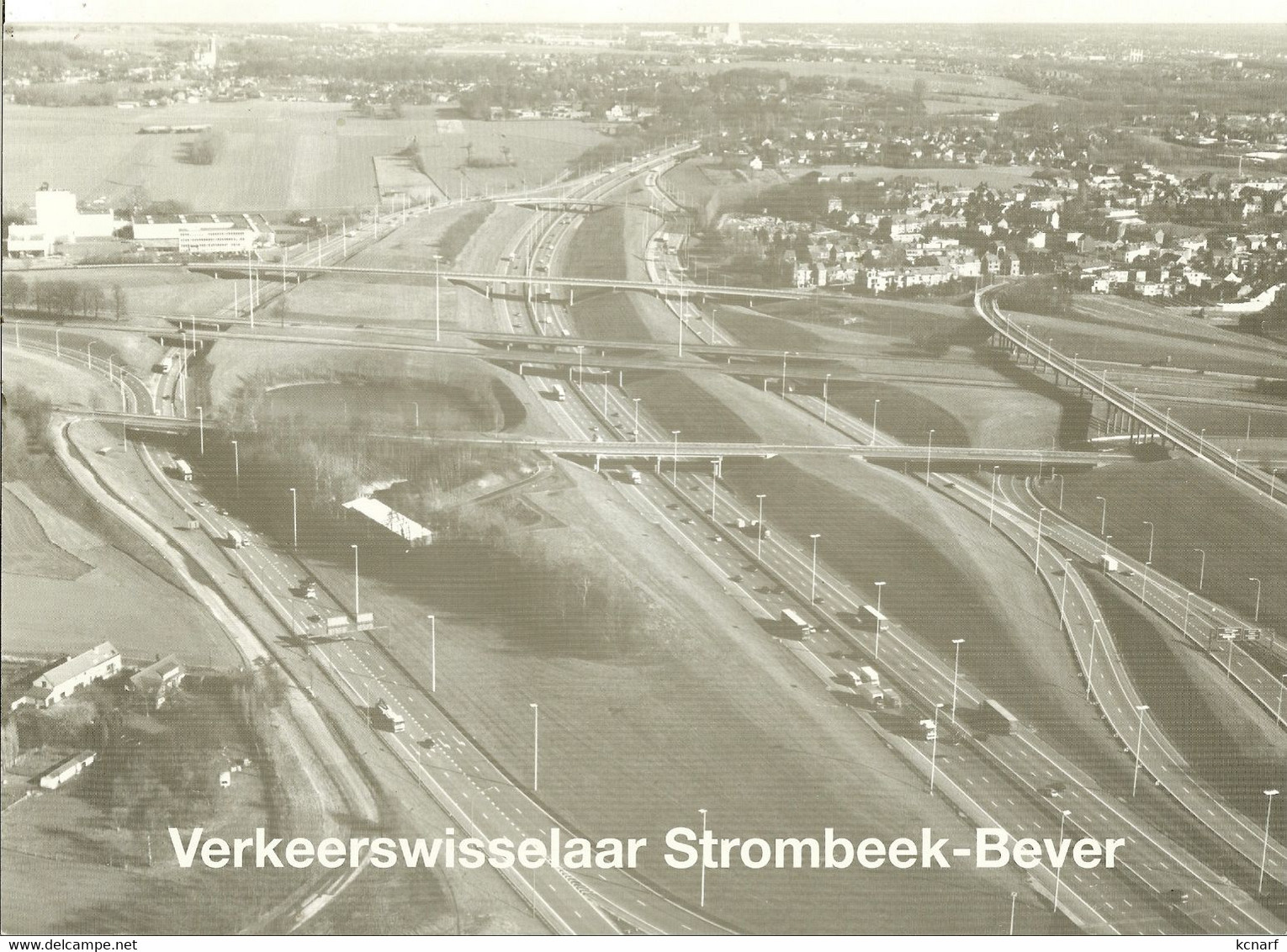 Feuille A4 De GRIMBERGEN Millennium " Verkeerswisselaar Strombeek-Bever " Gelukkige Verjaardag ! - Historical Documents