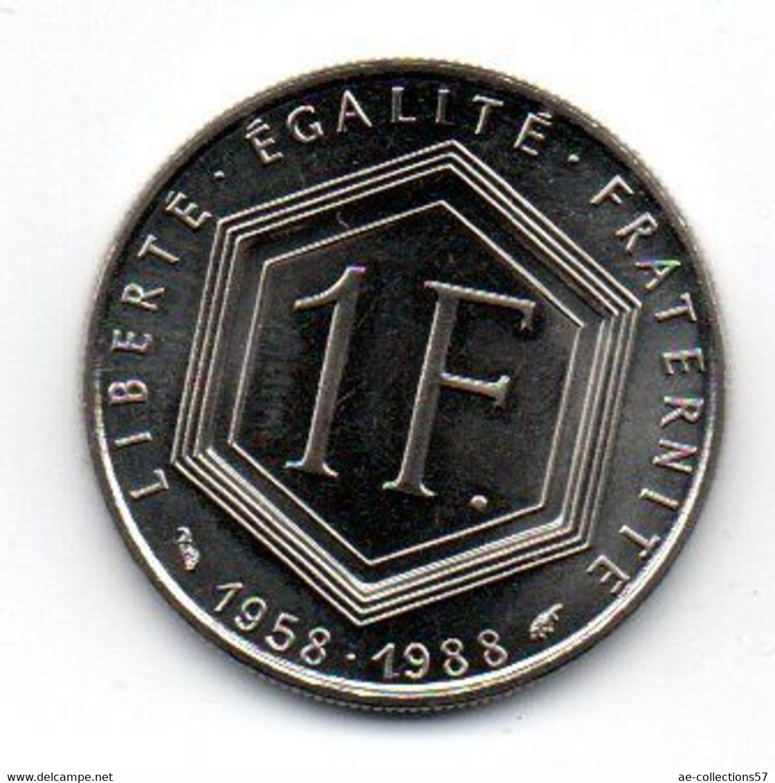 1 Franc 1988 Charles De Gaulle SPL - Commemorative