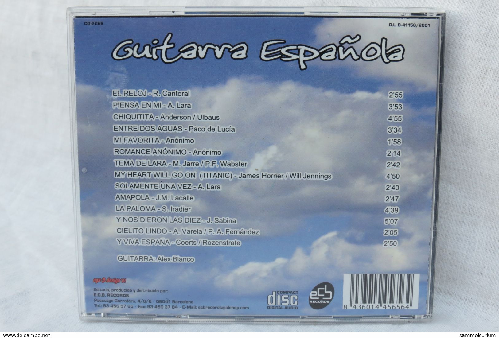 CD "Guitarra Espanola" - Instrumentaal