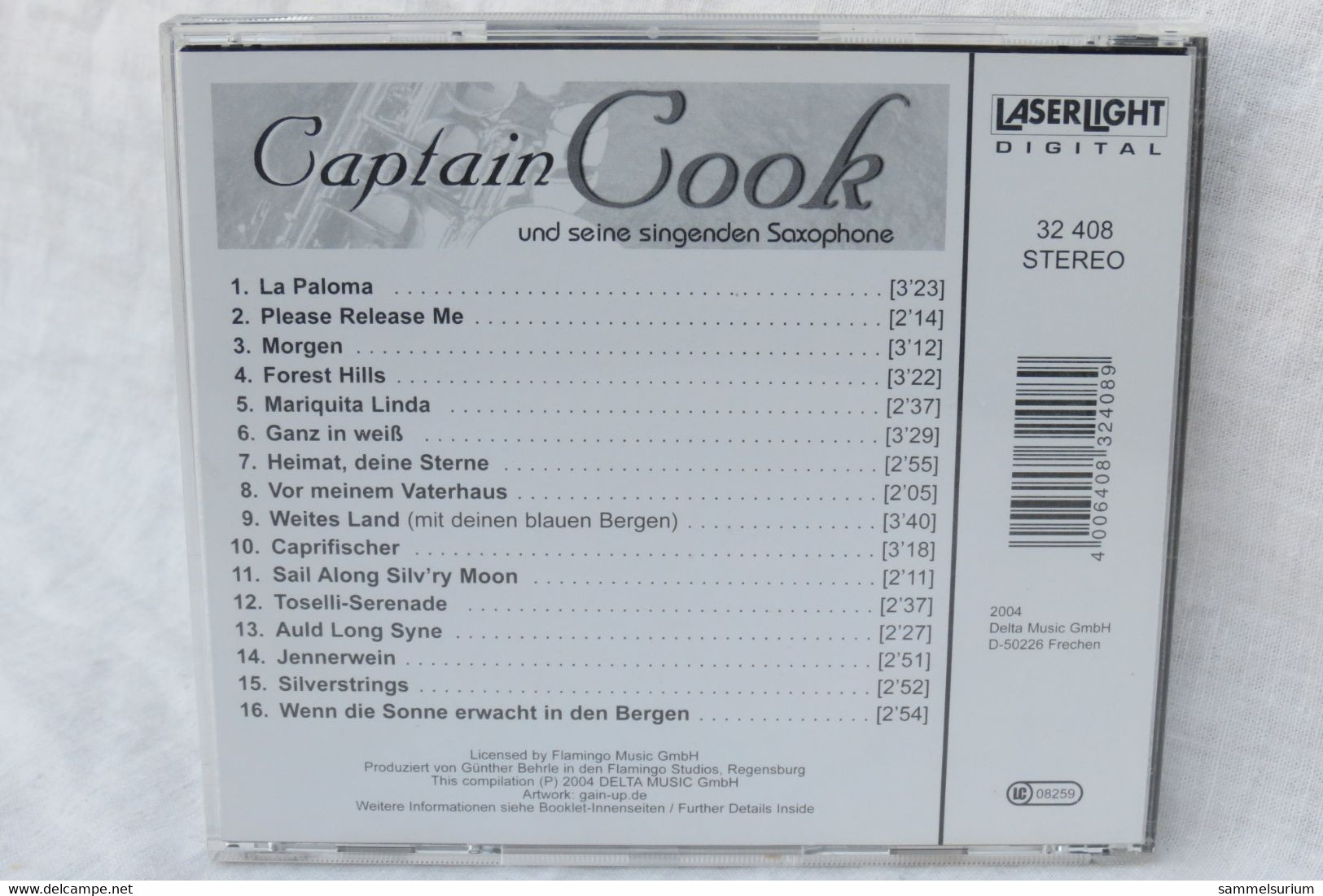 CD "Captain Cook Und Seine Singenden Saxophone" Sail Along Silvr'y Moon - Strumentali