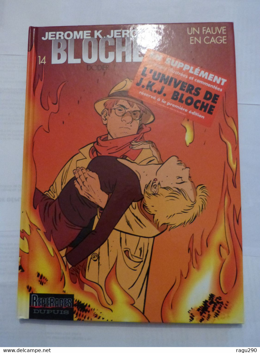 JEROME K. JEROME BLOCHE N° 14 UN FAUVE EN CAGE  En édition Originale - Jérôme