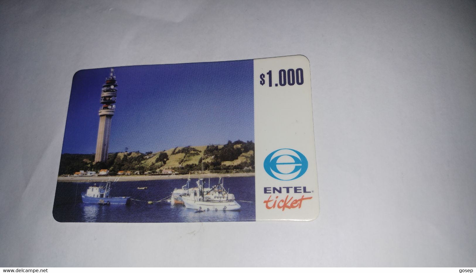 Chile-entel Ticket-(152)-($1.000)-(955-730-794-814)-(30/11/1999)-used Card+1card Prepiad Free - Chili