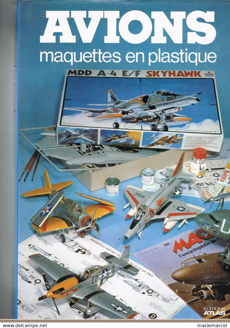 AVIONS MAQUETTES EN PLASTIQUE.  Maquette. Modelisme. - Francia