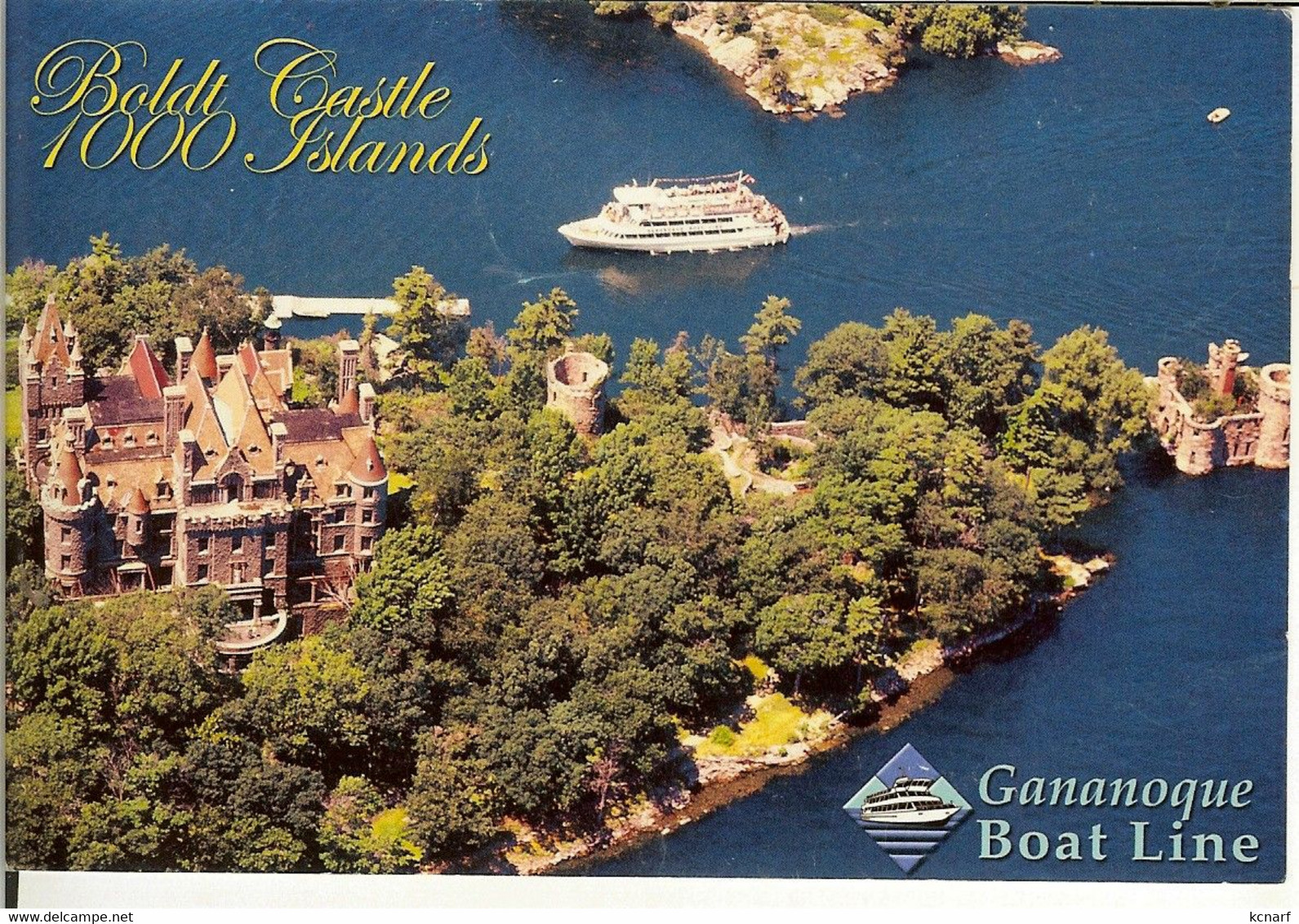 CP De GANANOQUE / Ivy Lea " Boat Line , 1000 Islands " - Gananoque