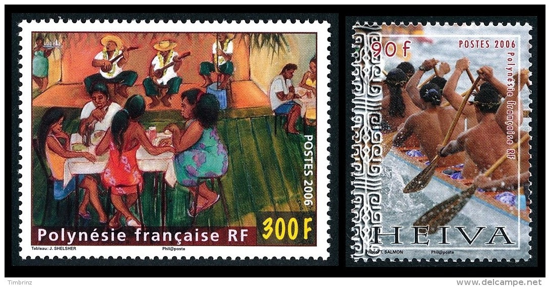 POLYNESIE Année Complète 2006 + BF (dont Carnet) - Yv. 761 à 797 + BF 32 ** SUP - 39 Timbres ** MNH  ..Réf.POL23262 - Volledig Jaar