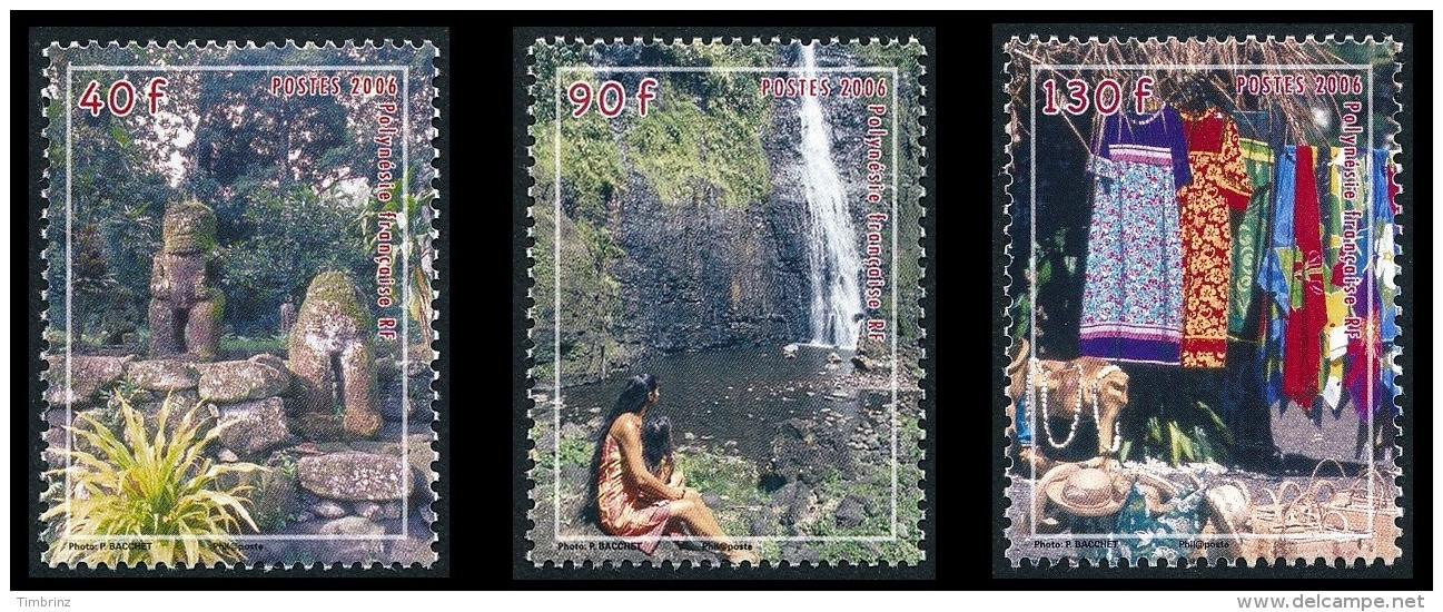 POLYNESIE Année complète 2006 + BF (dont carnet) - Yv. 761 à 797 + BF 32 ** SUP - 39 timbres ** MNH  ..Réf.POL23262