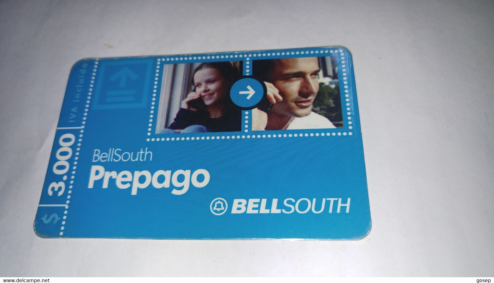 Chile-bell South-(166)-($3.000)-(317-364-860-773)-(31/12/03)-(look Out Side)-used Card+1card Prepiad Free - Chili