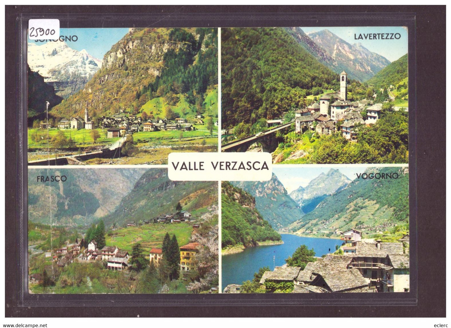 CARTE MODERNE - VALLE VERZASCA - TB - Verzasca