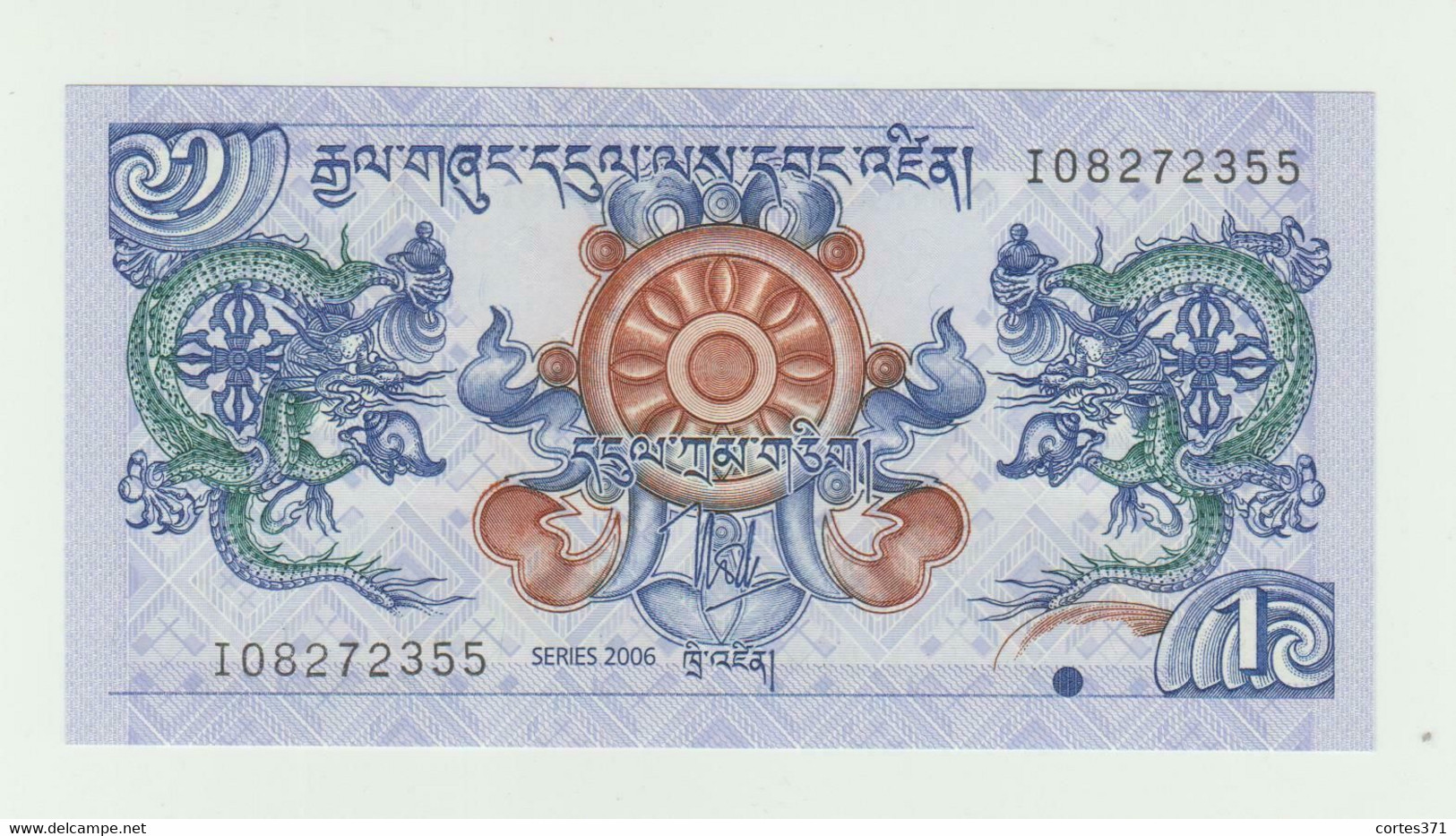 Bhutan 1 Ngultrum 2006 P-27a UNC - Bhután