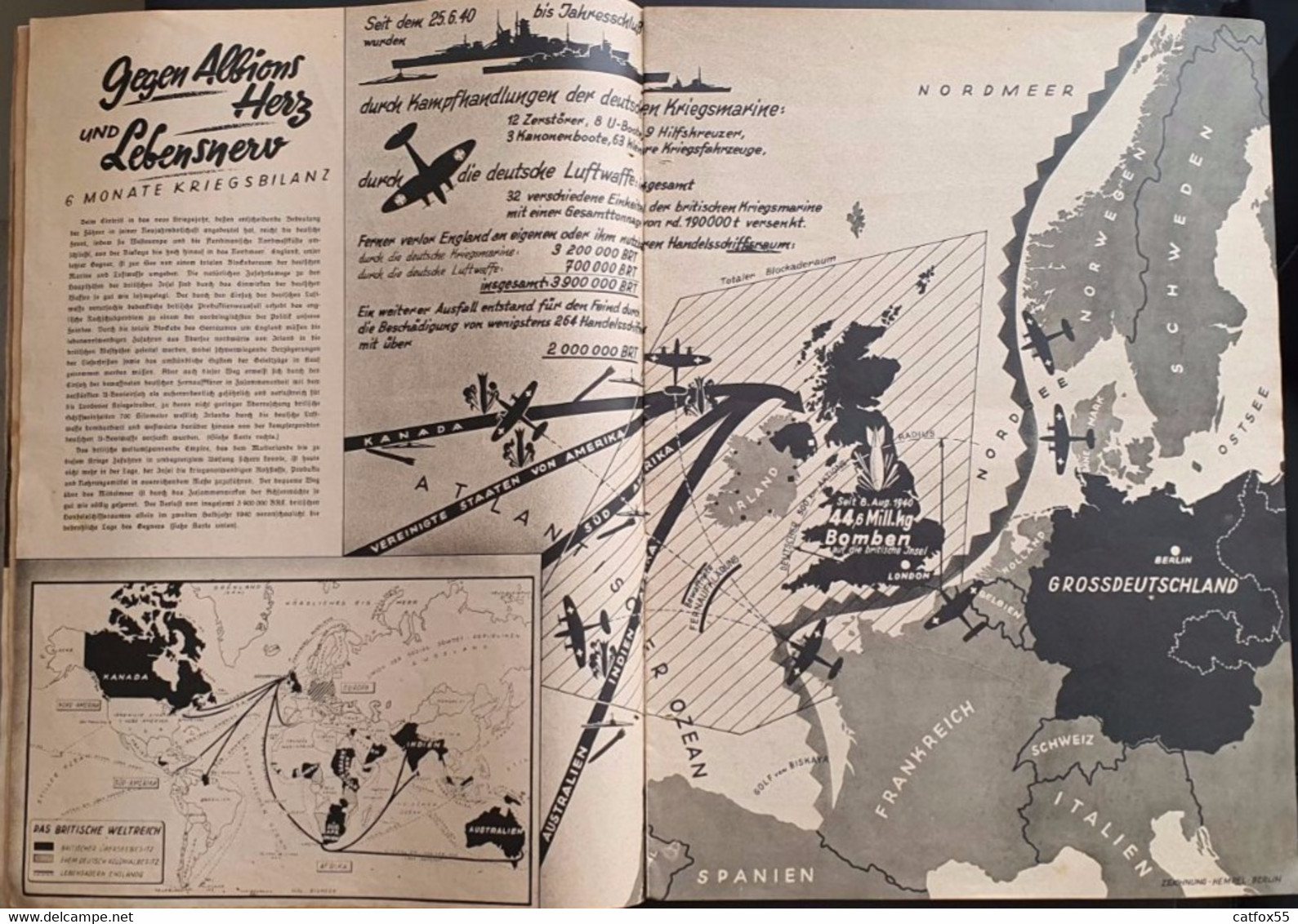 DIE WEHRMACHT 5 JAHRGANG NUMMER 2 - 15 JAN 1941 - 5. Guerras Mundiales