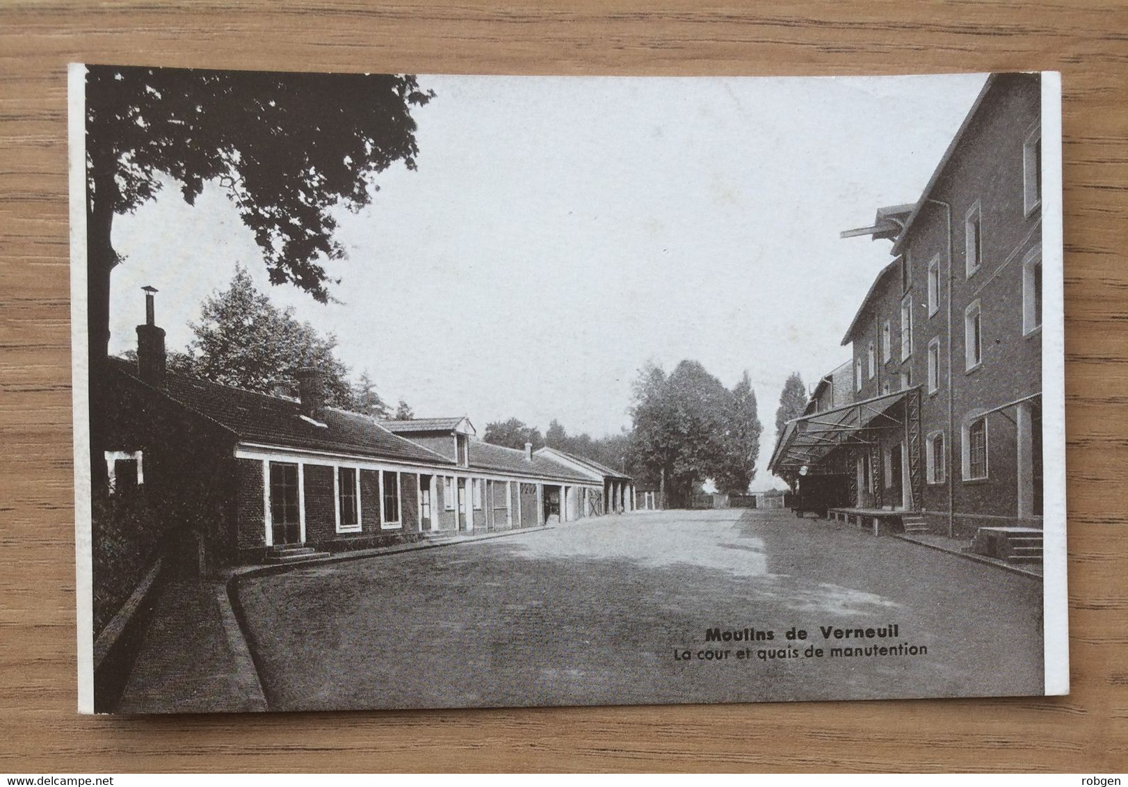 CPA VERNEUIL L'ETANG Moulins La Cour Et Quais De Manutention 77 - Otros & Sin Clasificación